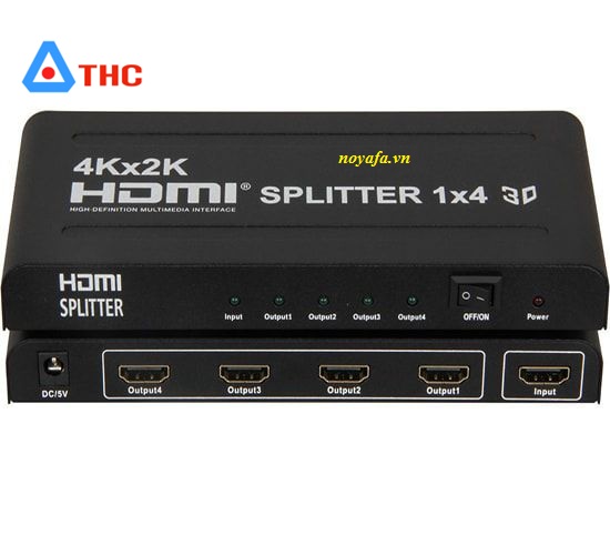 Bộ chia cổng HDMI 1 ra 2 splitter 1x2 full HD cao cấp